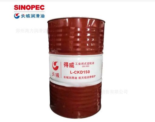 Sinopec Dewei L-CKD lubrifiant pour engrenages industriels fermés à l'huile de la Grande Muraille de Chine