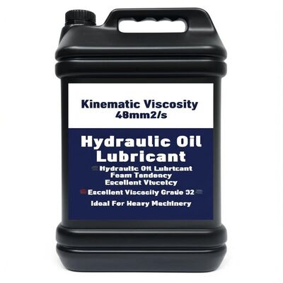 Bon prix Viscosité cinématique 48 mm2s Tendance de mousse de l'huile hydraulique lubrifiante Excellente viscosité de 32 degrés Idéal pour les machines lourdes en ligne